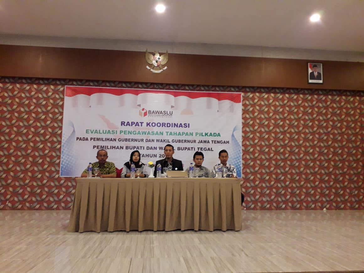 Rapat Koordinasi Evaluasi Pengawasan Tahapan Pilkada 2018