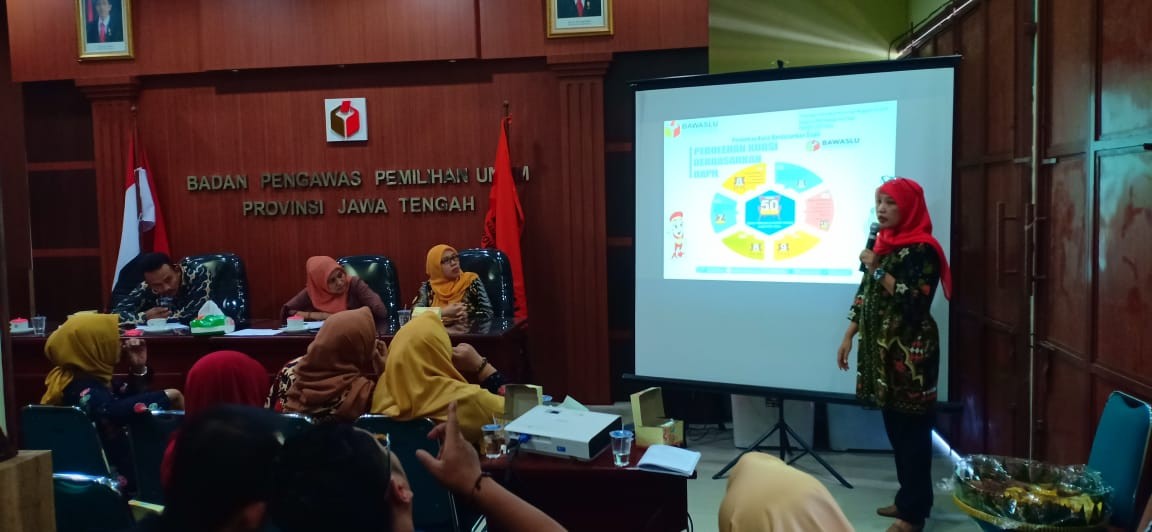 Bawaslu Kabupaten Tegal menyampaikan Laporan Akhir Hasil Pengawasan Pemilu tahun 2019