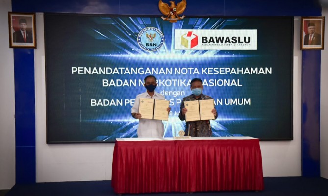 Wujudkan Pengawas Pemilihan Bebas Narkoba, Bawaslu Gandeng BNN