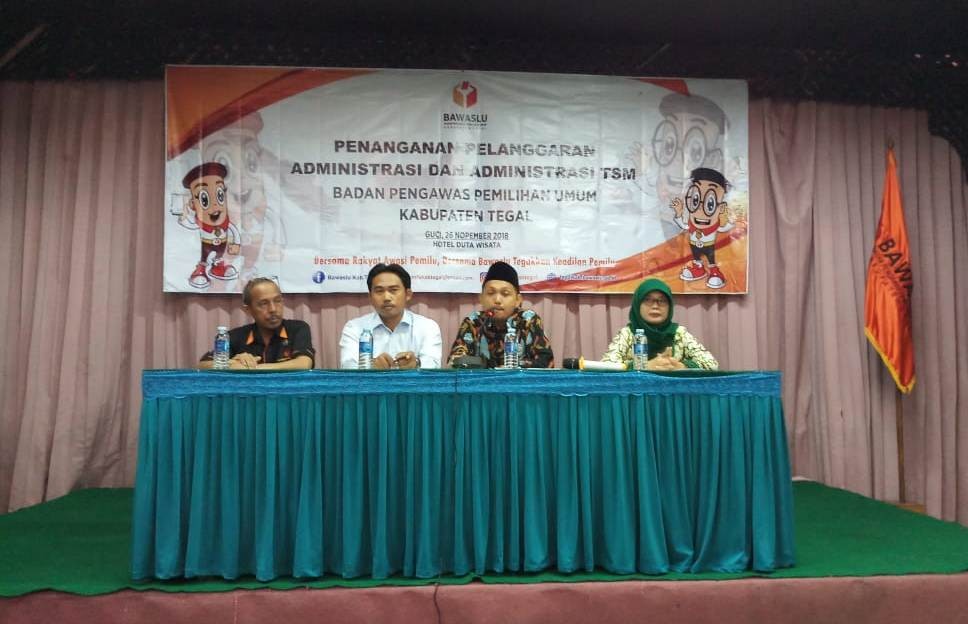 Pengawas Pemilu Dilatih Penanganan Pelanggaran Administrasi TSM