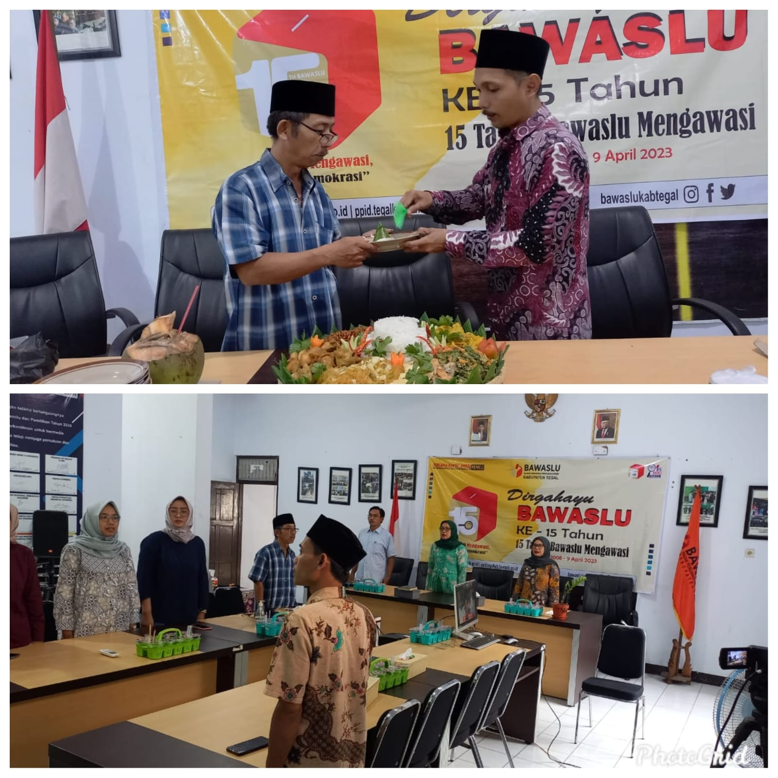 Bawaslu Kabupaten Tegal Memperingati Ulang Tahun Bawaslu Ke- 15