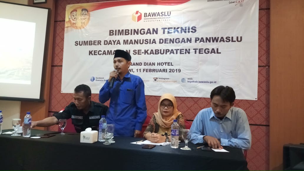 Tingkatkan Kapasitas SDM, Bawaslu Kabupaten Tegal Gelar Bimtek