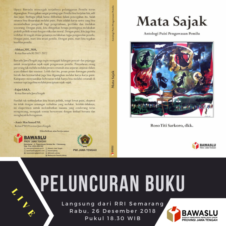 Buku Puisi Pengawasan Pemilu Diluncurkan