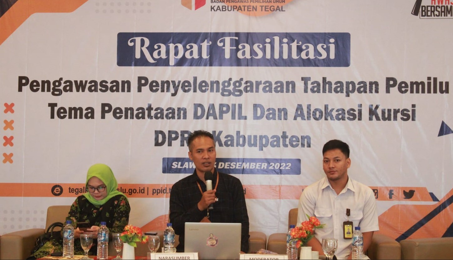 Bawaslu Kabupaten Tegal Siapkan Pengawasan Penataan Dapil dan Alokasi Kursi DPRD