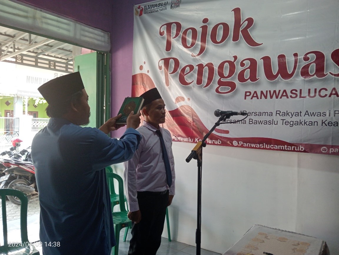 Pelantikan PAW (Pengganti Antar Waktu) PKD Bumiharja, Selasa 9 Juli 2024.