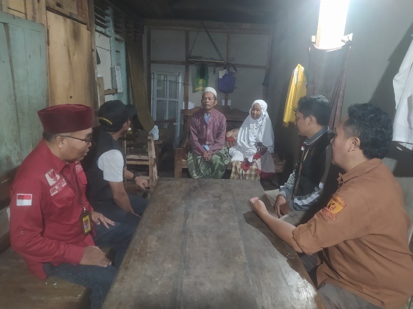 Panwaslu Kecamatan Bojong Lakukan Uji Petik di Desa Bojong, Kamis 11 Juni 2024.