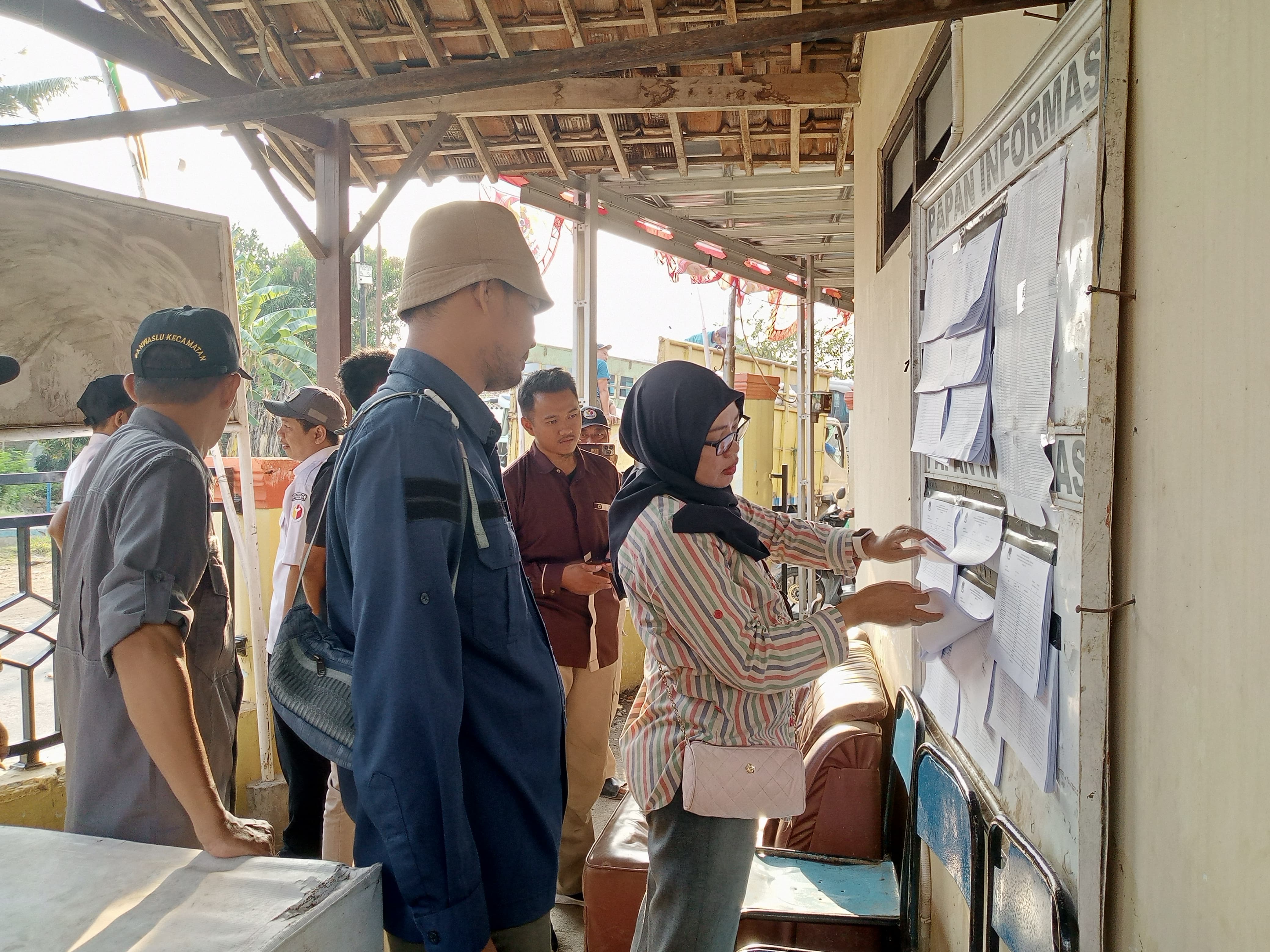 Bawaslu Kab.Tegal Supervisi Pengawasan Uji Publik di Kecamatan Margasari.