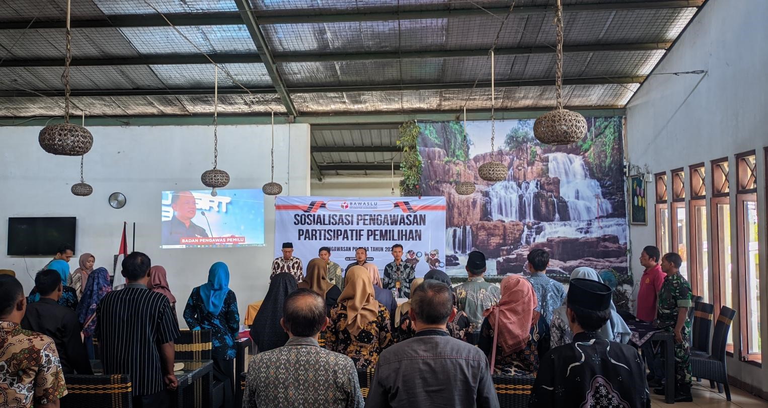 Sosialisasi Pengawasan Partisipatif pada Pemilihan2024 Kecamatan Dukuhwaru