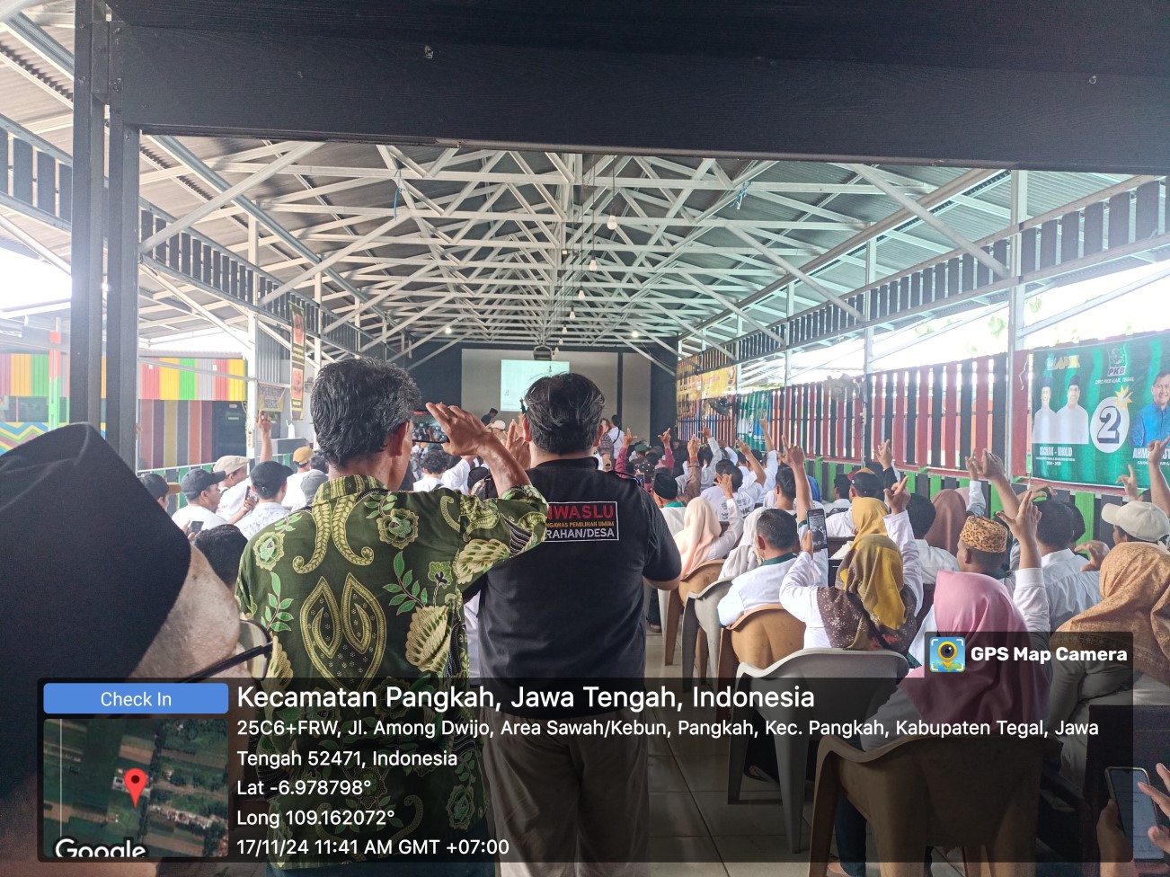 Panwascam Pangkah Melakukan Pengawasan Sosialisasi dan Konsolidasi  Bimbingan Teknis Saksi