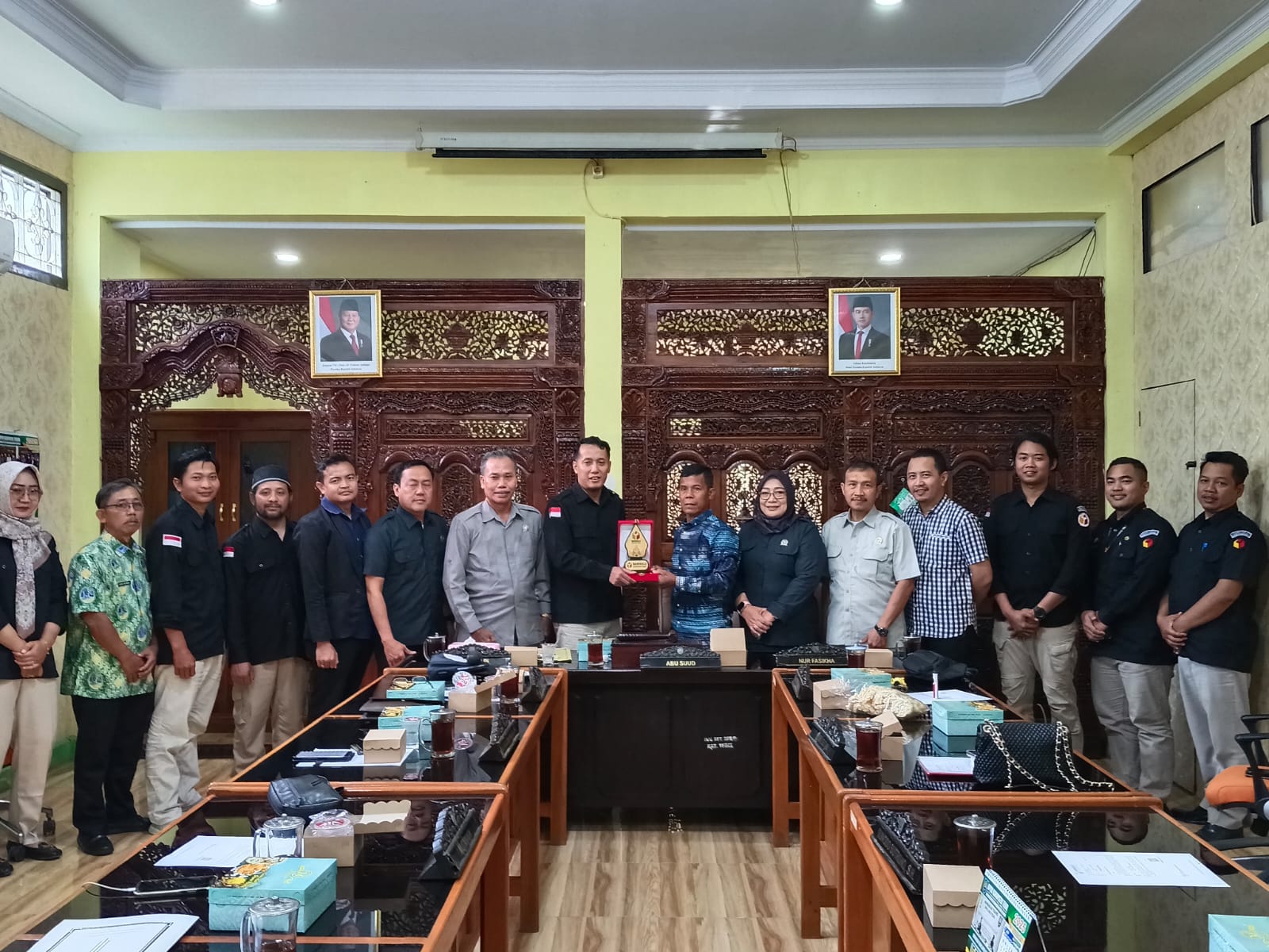 Audiensi Bawaslu Kabupaten Tegal dengan Komisi 1 DPRD Kabupaten Tegal.