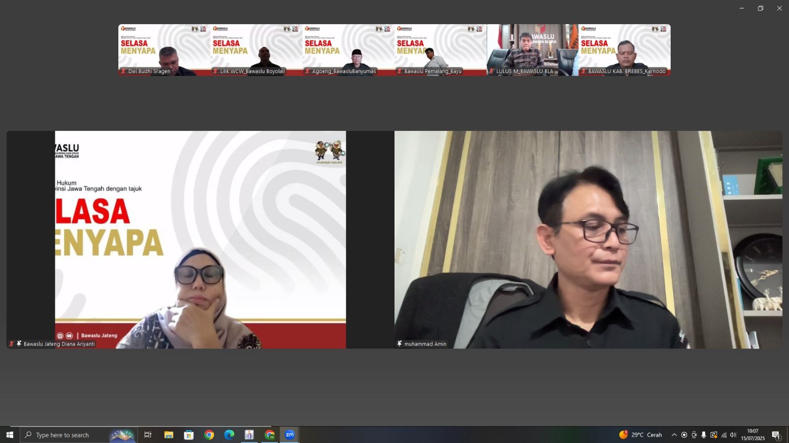 Bawaslu Kabupaten Tegal Dalami Tantangan Pembentukan Pengawas Adhoc Melalui Diskusi Selasa Menyapa