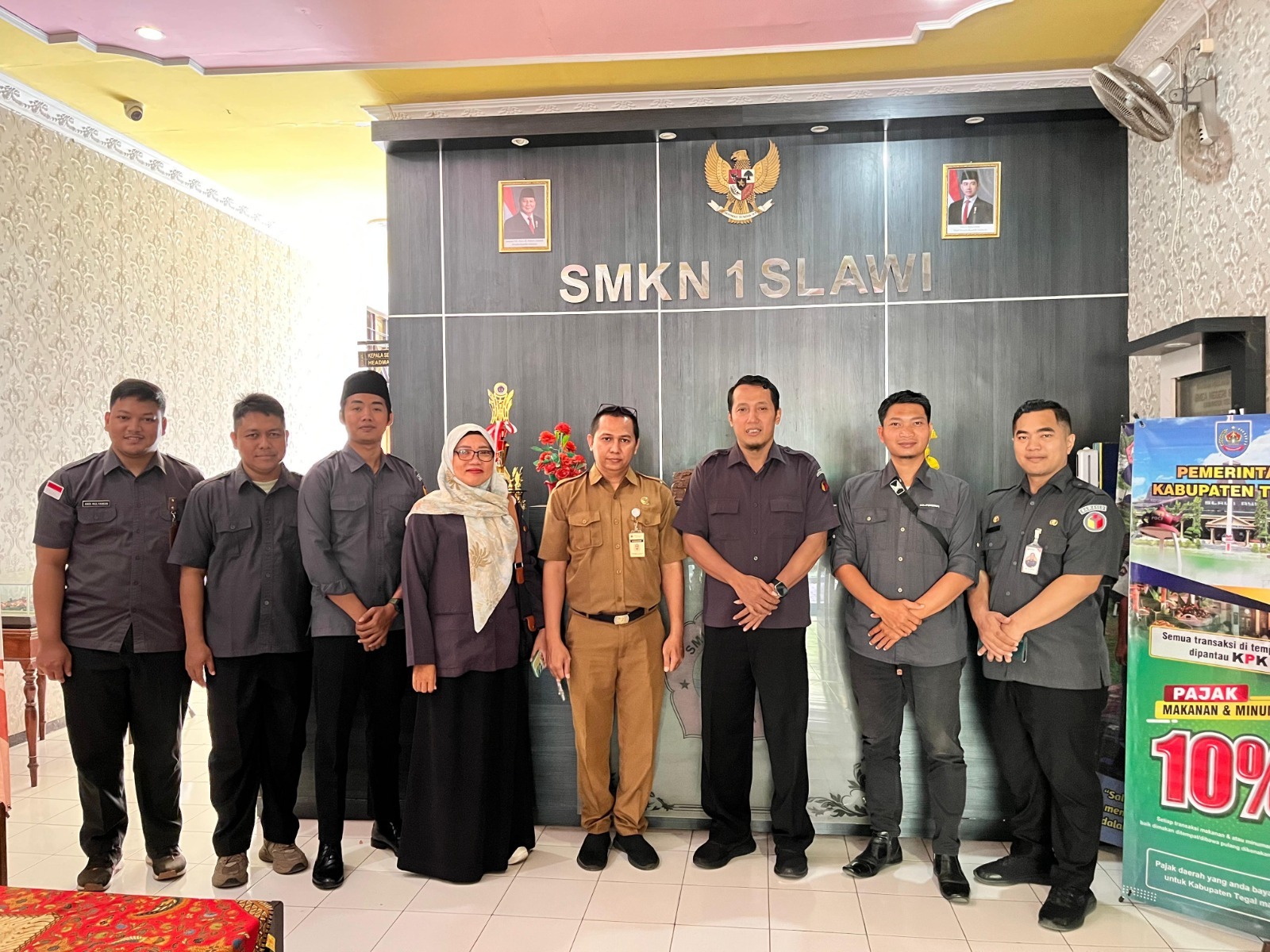 Bawaslu Kabupaten Tegal Jalin Kerja Sama dengan SMK Negeri 1 Slawi untuk Sosialisasi Pengawasan Pemilu Partisipatif