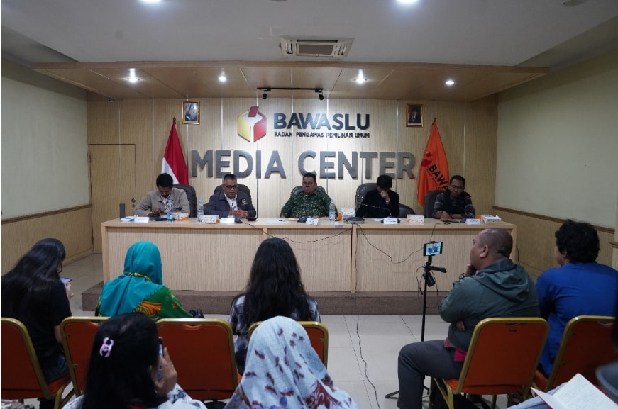 Forum Diskusi “Menakar Dampak Putusan MK terhadap Kontestasi 2029” di Media Center, Gedung Bawaslu RI, Rabu (9/7/2025)/Foto: Publikasi dan Pemberitaan Bawaslu