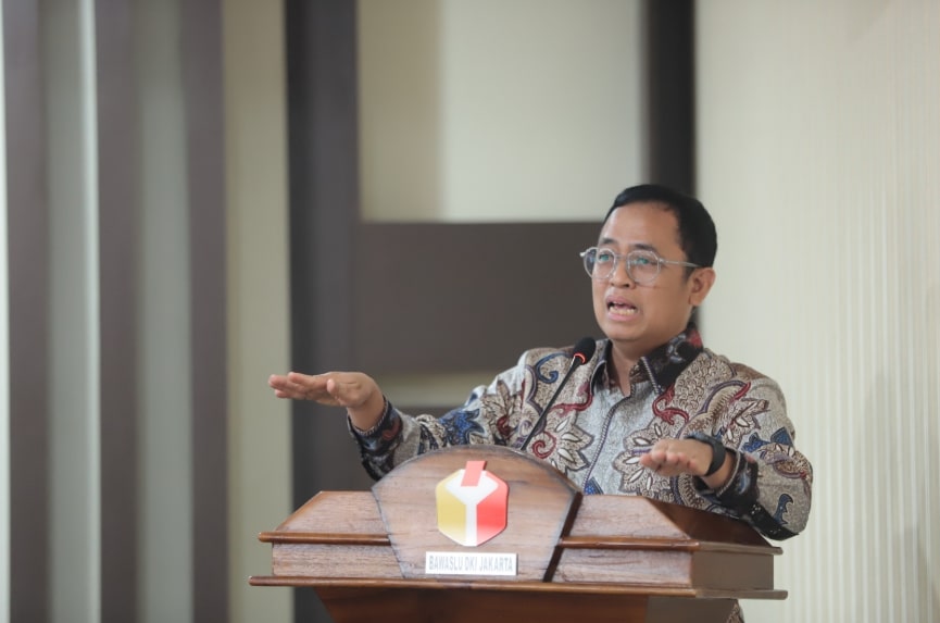 Anggota Bawaslu Puadi dalam forum Jaringan Demokrasi Indonesia pada Rabu (16/7/2025) di Bawaslu DKI Jakarta/Foto: Publikasi dan Pemberitaan Bawaslu