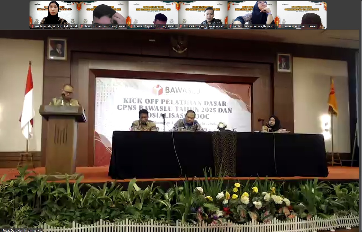 CPNS Bawaslu Hadiri Kick Off Latsar: 7 Gelombang, 43 Kelas, Dimulai 14 Agustus 2025