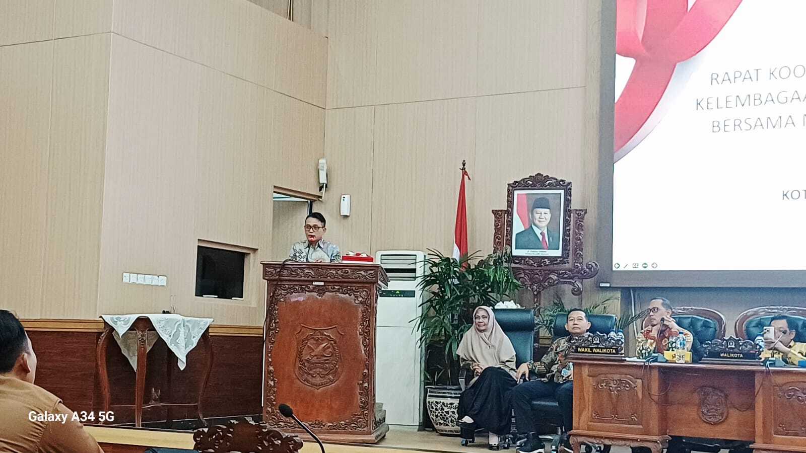 Mantapkan Sinergi, Bawaslu Kabupaten Tegal Ikuti Rakor Penguatan  Kelembagaan di Kota Tegal