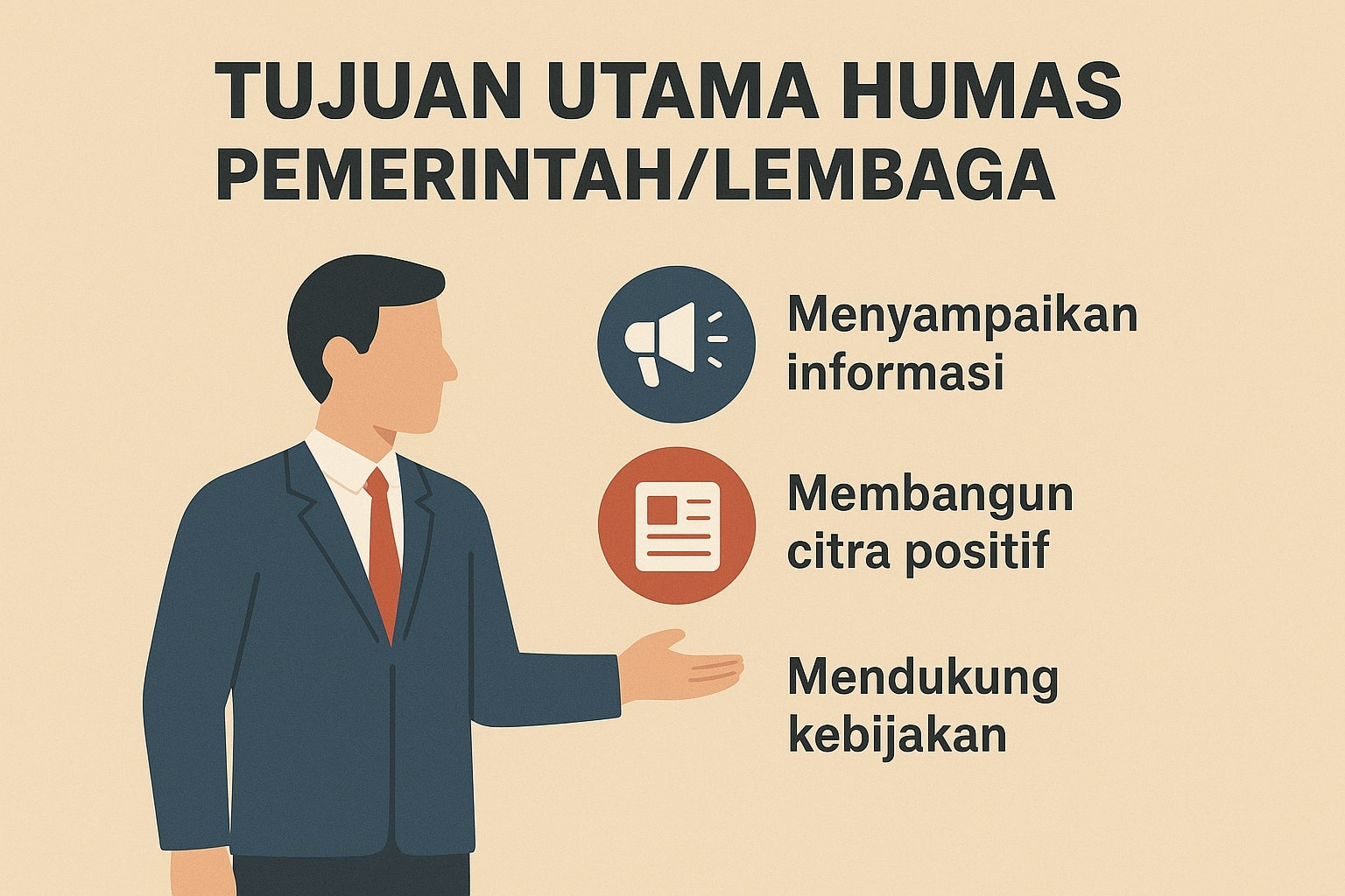 Tujuan Utama Humas Pemerintah/Lembaga dalam Membangun Komunikasi Publik