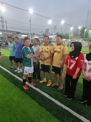 Bawaslu Kabupaten Tegal Ramaikan Ajang Merdeka Fest Cabang Badminton, Kontingen Badminton Ganda Putra Sabet Juara 3