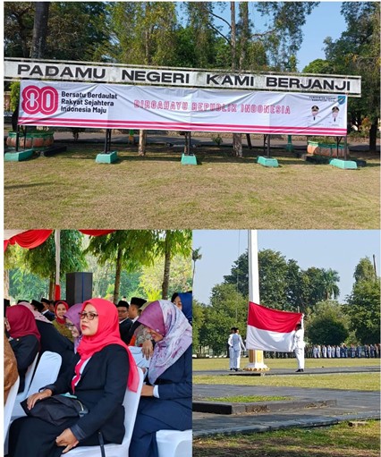 Bawaslu Kabupaten Tegal Hadiri Upacara HUT ke-80 Kemerdekaan RI di Pemda Tegal               