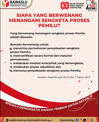 Kewenangan Bawaslu dalam Menangani Sengketa Proses Pemilu