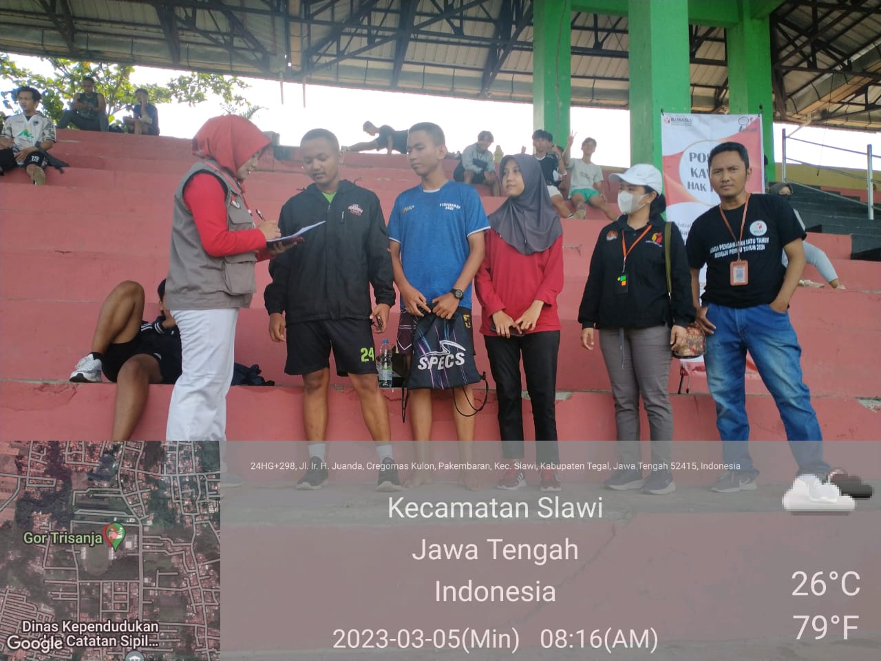 Patroli Kawal Hak Pilih Panwaslucam Slawi