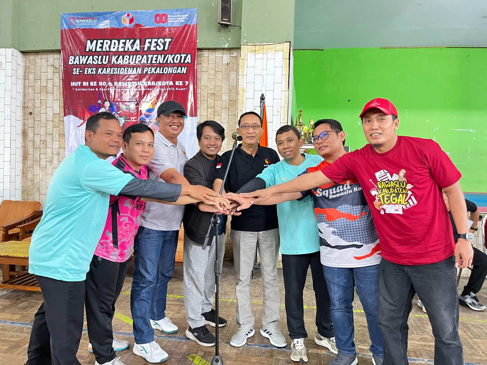 Bawaslu Kabupaten Tegal Ikuti Pembukaan Merdeka Fest 2025 se-Eks Karesidenan Pekalongan