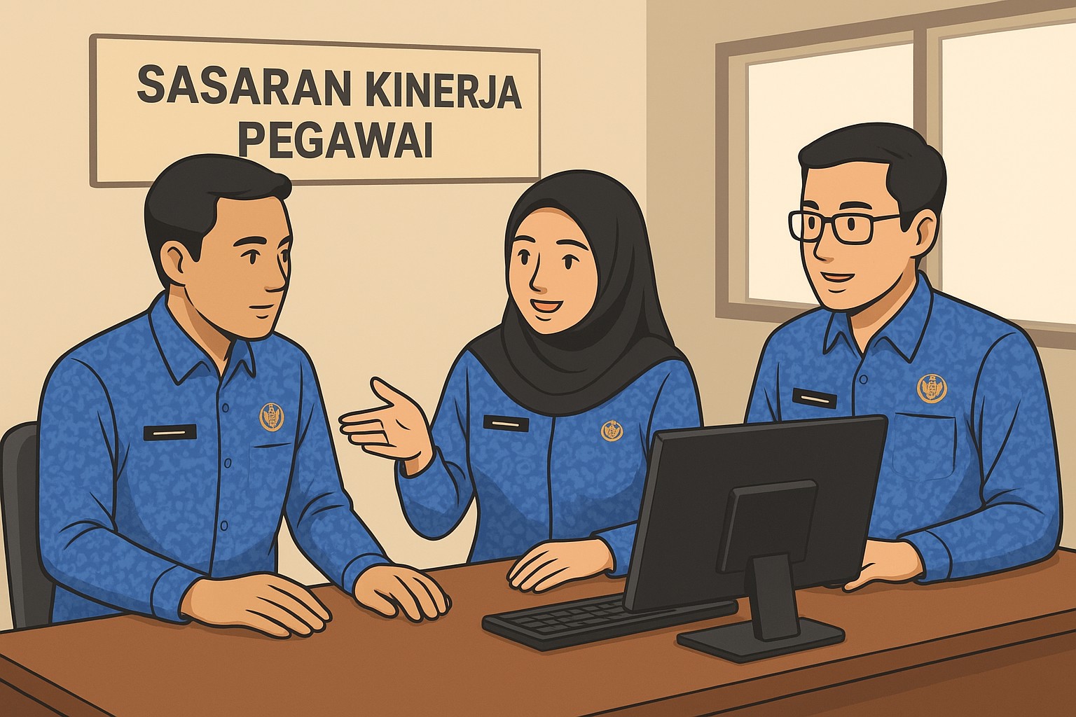Bawaslu Kabupaten Tegal Laksanakan Penilaian SKP ASN, Dorong Peningkatan Kinerja dan Produktivitas
