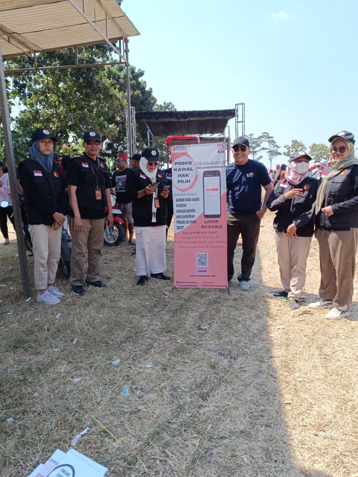 Tak Ingin Lewatkan Momen Emas, Panwaslucam Pagerbarang Lakukan Kawal Hak Pilih