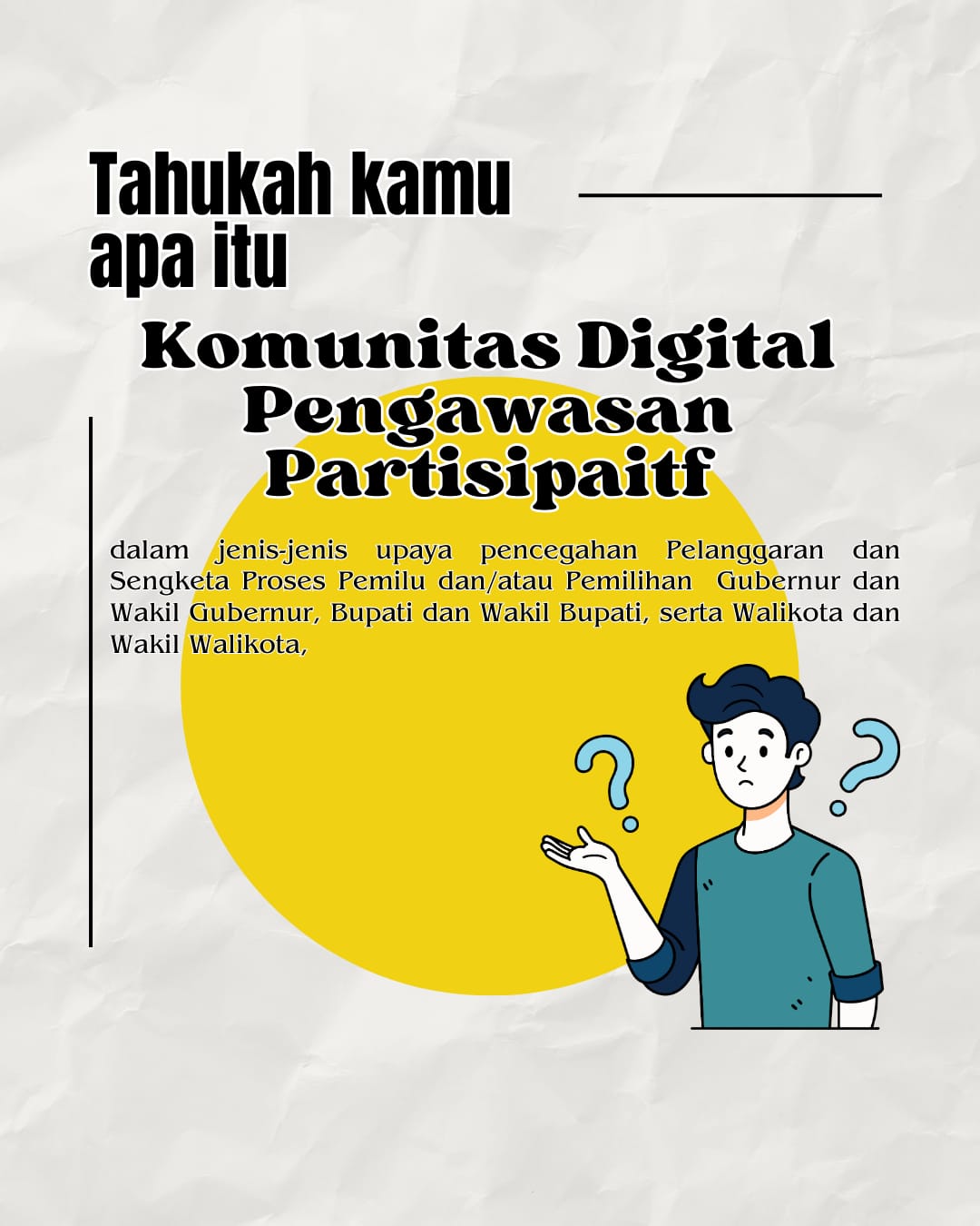 Hadapi Tantangan Era Digital, Bawaslu Kabupaten Tegal Bentuk Komunitas Digital Pengawasan Partisipatif