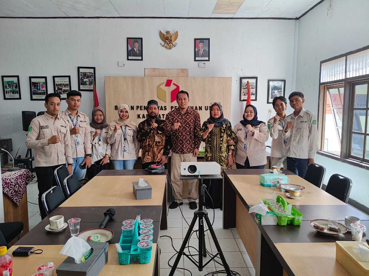 Perkuat Peran Akademisi, Bawaslu Tegal Terima Audiensi HIMAJIP UNAS Jakarta