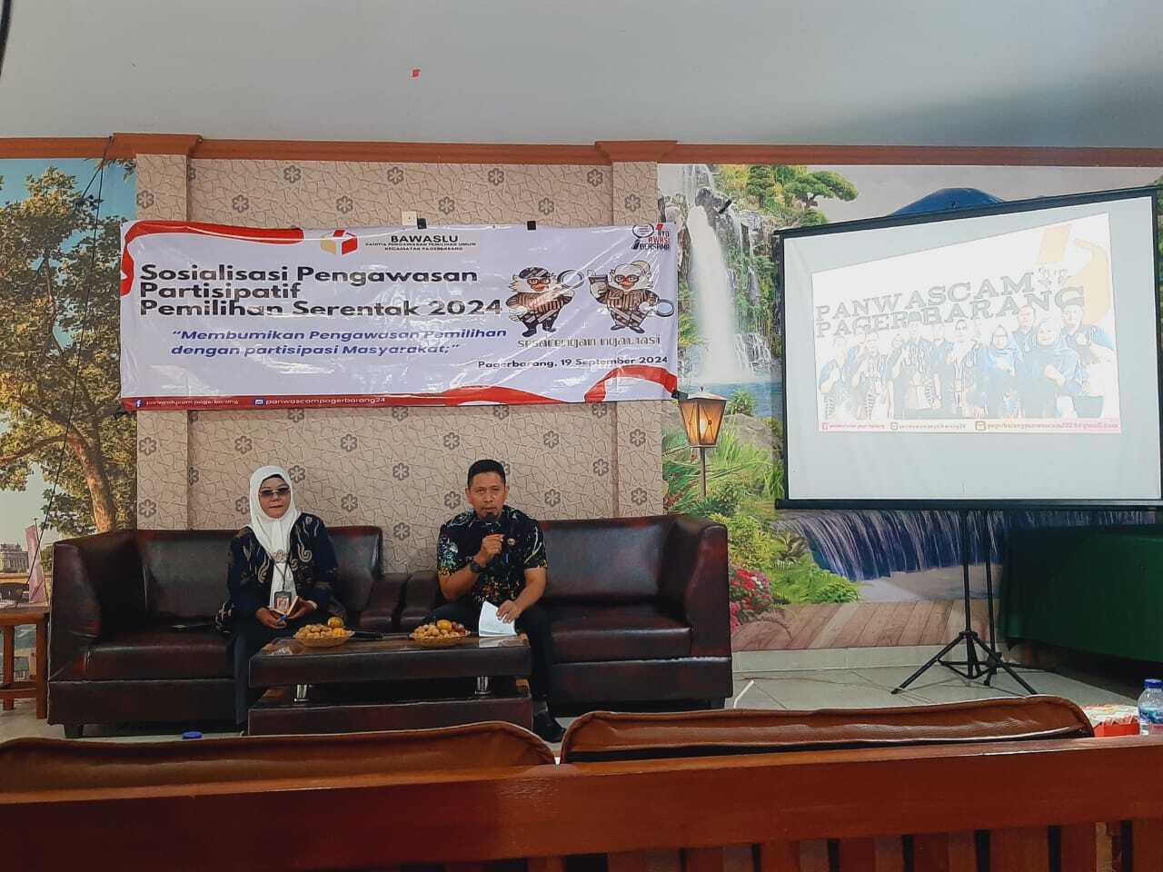 Bangun Kesadaran Demokrasi, Panwaslu Kecamatan Pagerbarang Gelar Soswatif