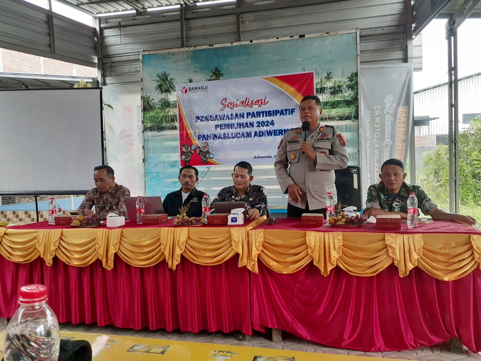 Cegah Potensi Kerawanan, Panwaslucam Adiwerna Libatkan Tokoh Masyarakat hingga Forkopimcam