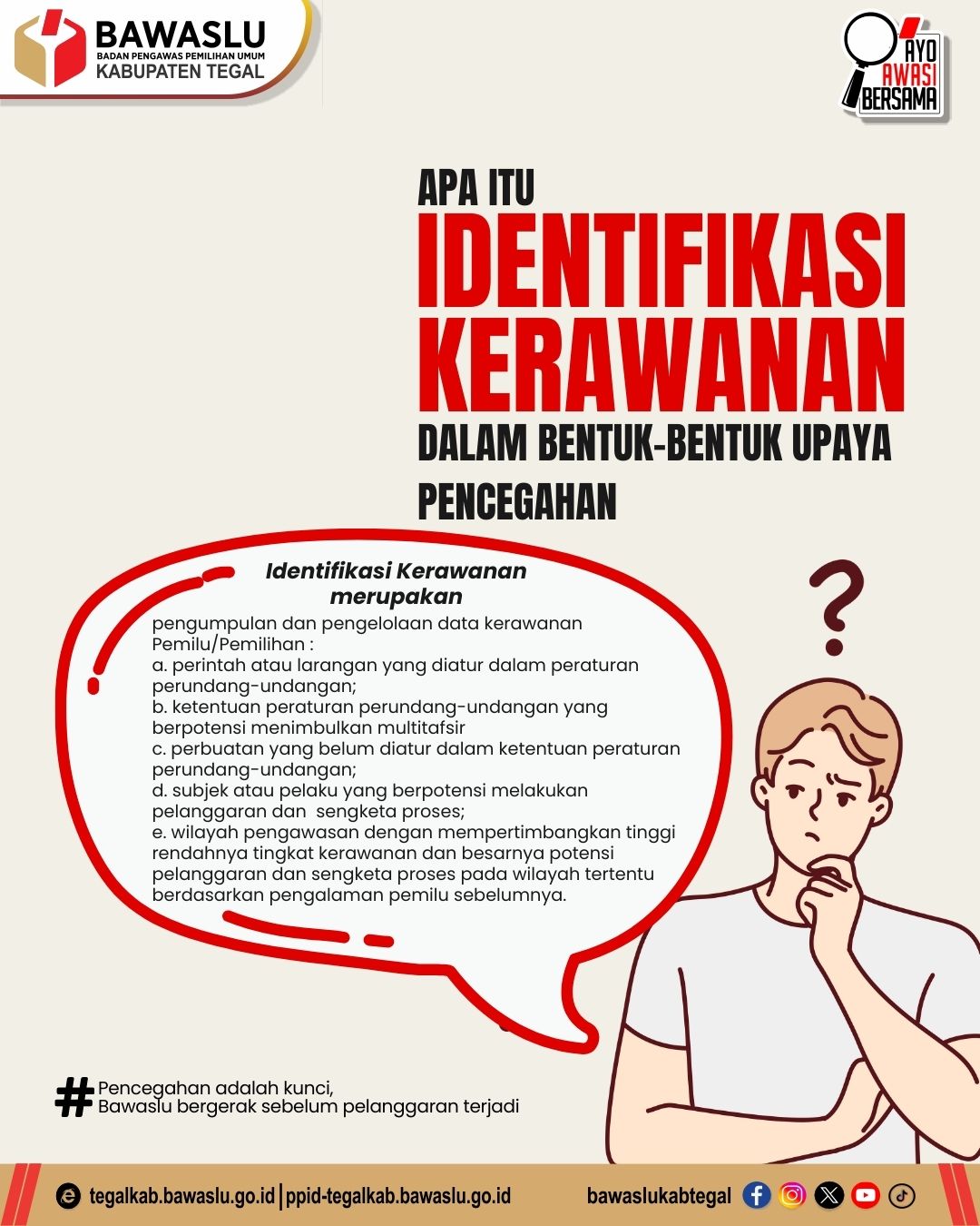 Bawaslu Tekankan Pentingnya Identifikasi Kerawanan Sebagai Upaya Pencegahan dalam Pemilu