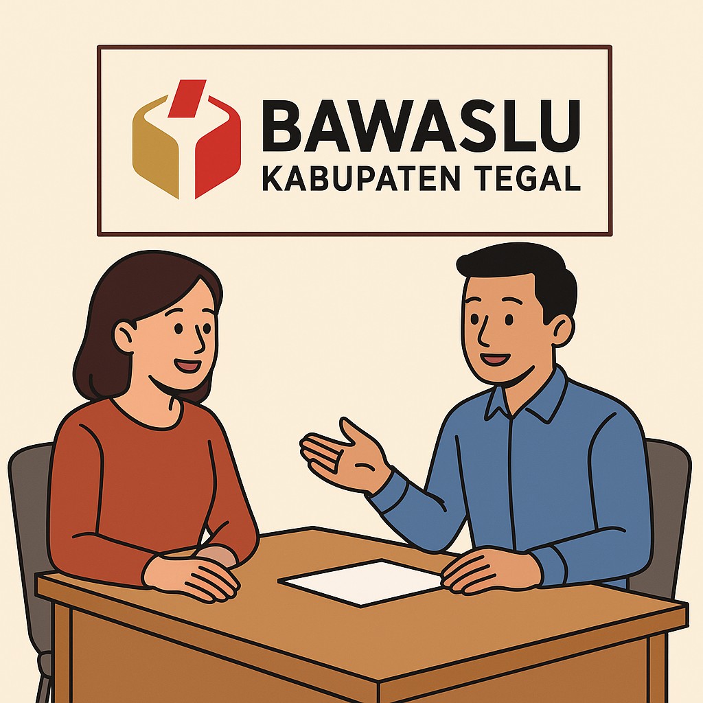 Bawaslu Kabupaten Tegal Unggah Upaya Konsultasi Pencegahan Pelanggaran Pemilu di Media Sosial