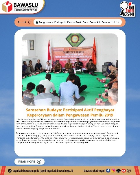 Gandeng Penghayat Kepercayaan untuk Pengawasan Pemilu 2019