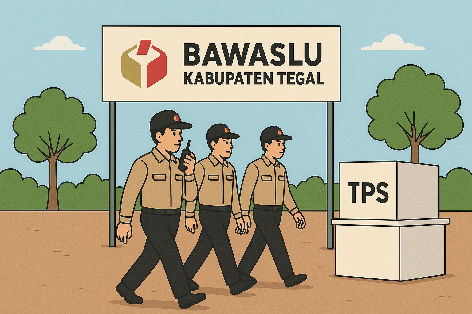 Bawaslu Kabupaten Tegal Unggah Upaya Patroli Pengawasan Pemilu di Media Sosial