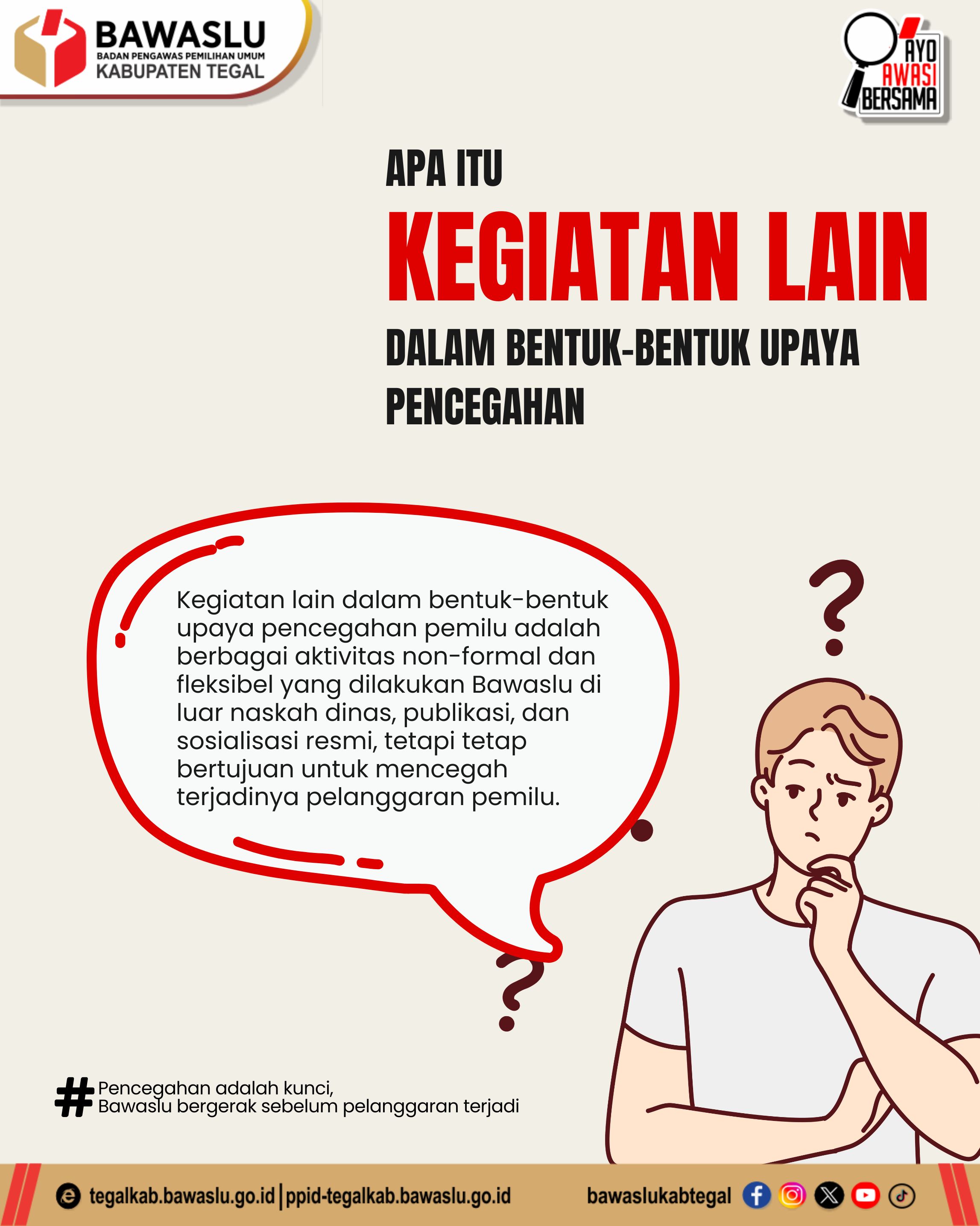 Bawaslu Kabupaten Tegal Dorong Pencegahan Lewat Kegiatan Non-Formal