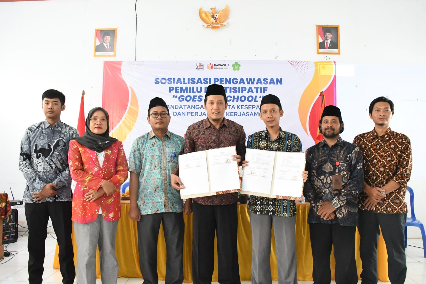 Bawaslu Kabupaten Tegal dan SMK Ma’arif NU Talang Tandatangani MoU, Perkuat Pengawasan Partisipatif di Lingkungan Pendidikan