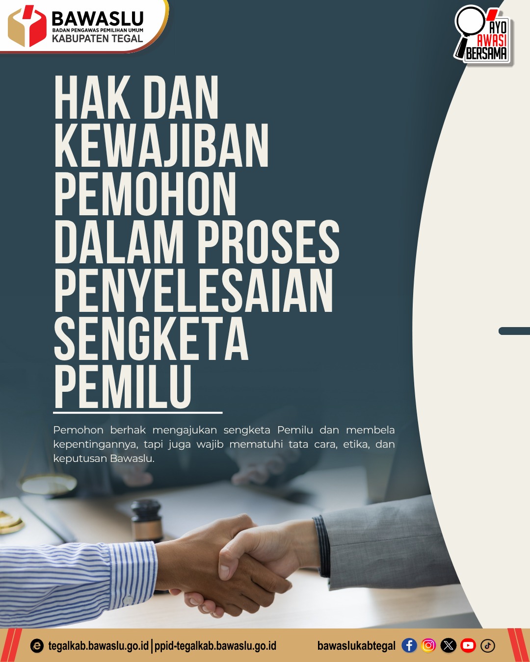 Pemohon Wajib Patuhi Aturan, Ini Hak dan Kewajiban dalam Penyelesaian Sengketa Proses Pemilu