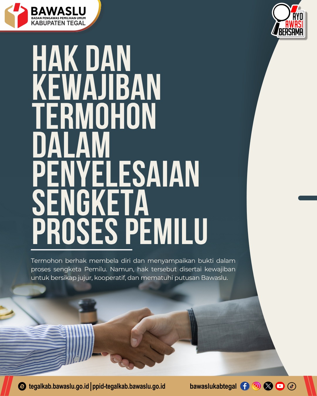 Bawaslu Tekankan Hak dan Kewajiban Termohon dalam Sengketa Proses Pemilu