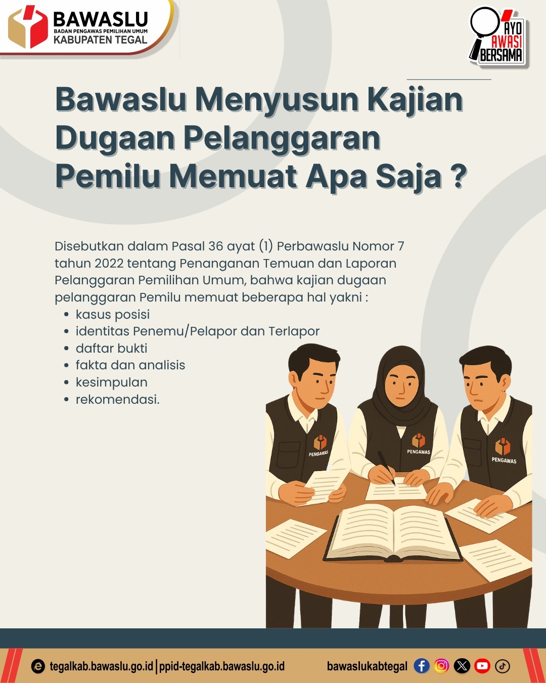 Isi Kajian Dugaan Pelanggaran Pemilu oleh Bawaslu