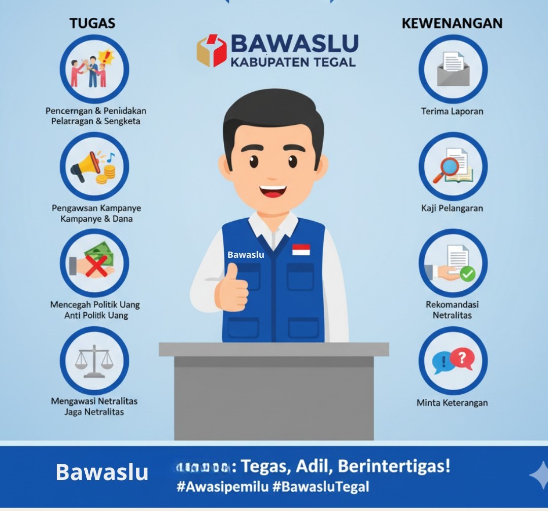 Kabupaten/Kota Punya Kuasa Apa? Kenali Kewenangan Kami dalam Menindak Pelanggaran Pemilu.