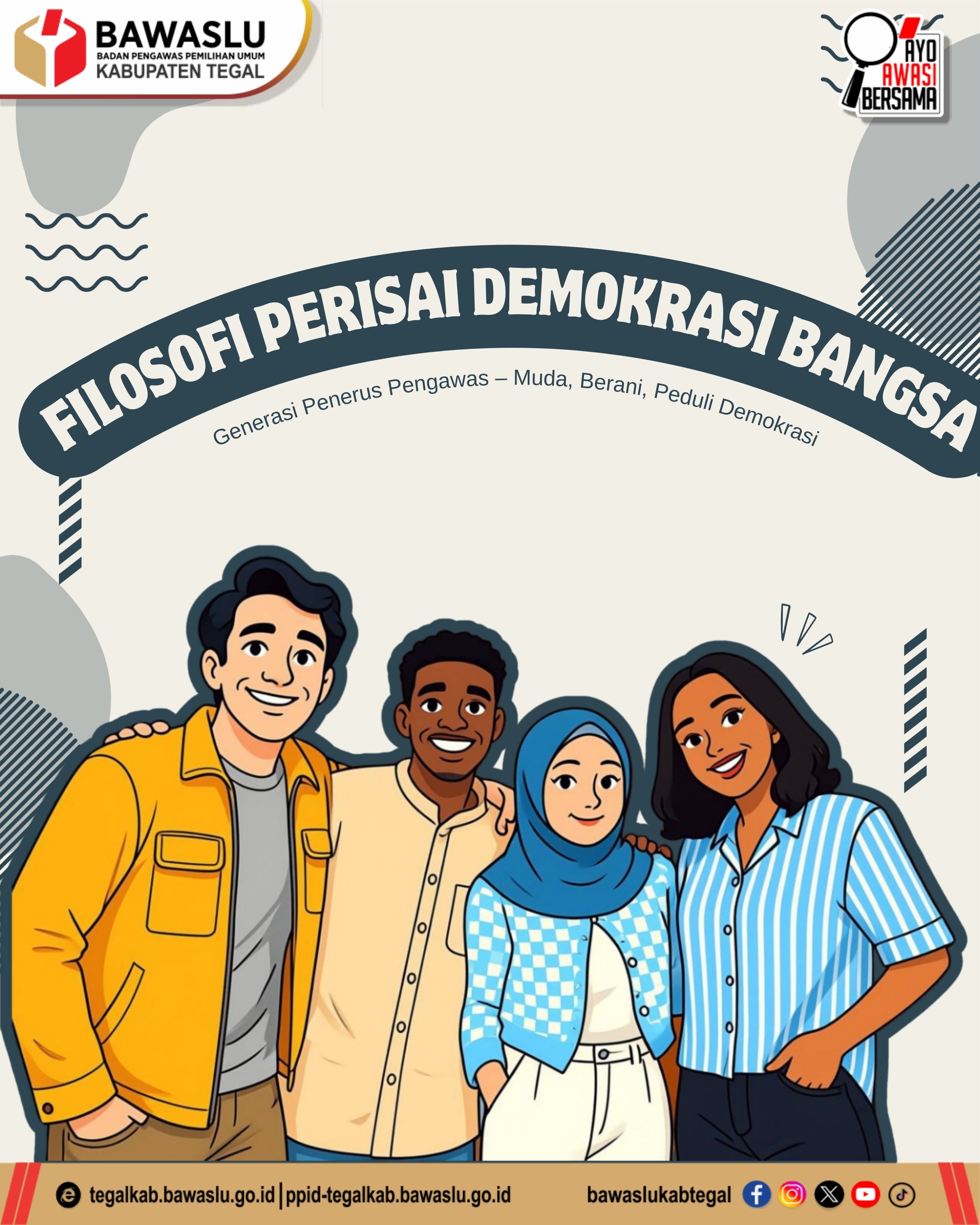 Bawaslu Kabupaten Tegal Ungkap Filosofi Mendalam Komunitas Alumni P2P yang Berbadan Hukum