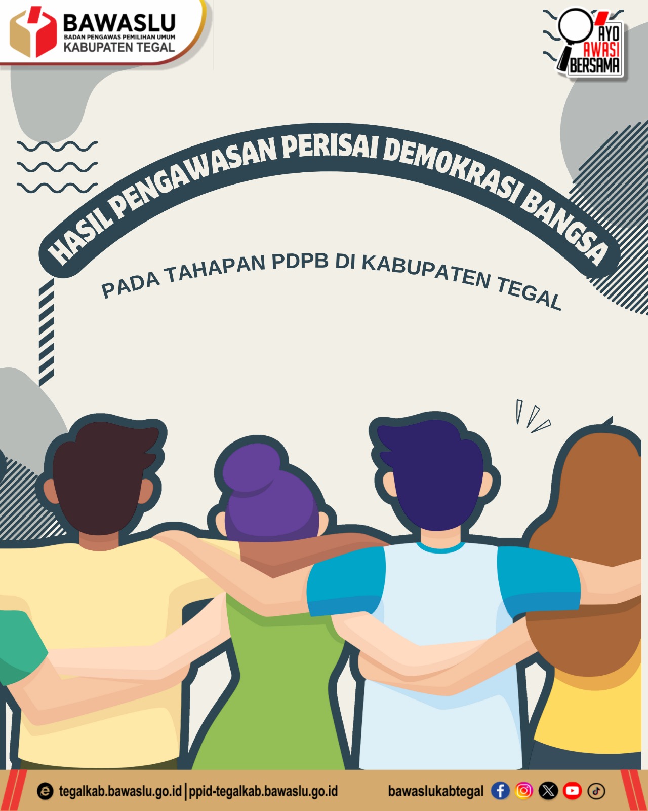 Hasil Pengawasan Perisai Demokrasi Bangsa Pada Tahapan PDPB di Kabupaten Tegal