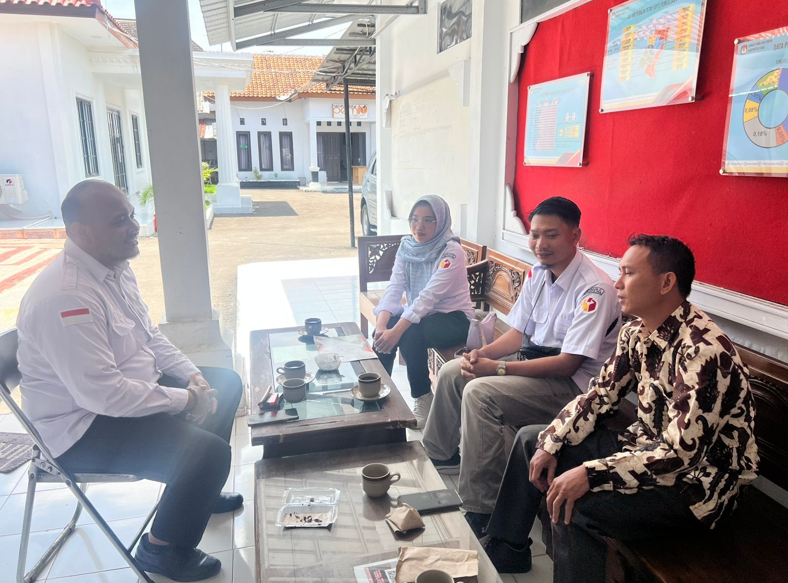 Bawaslu Kabupaten Tegal Koordinasi dengan KPU Terkait Pemutakhiran Data Parpol Berkelanjutan melalui SIPOL