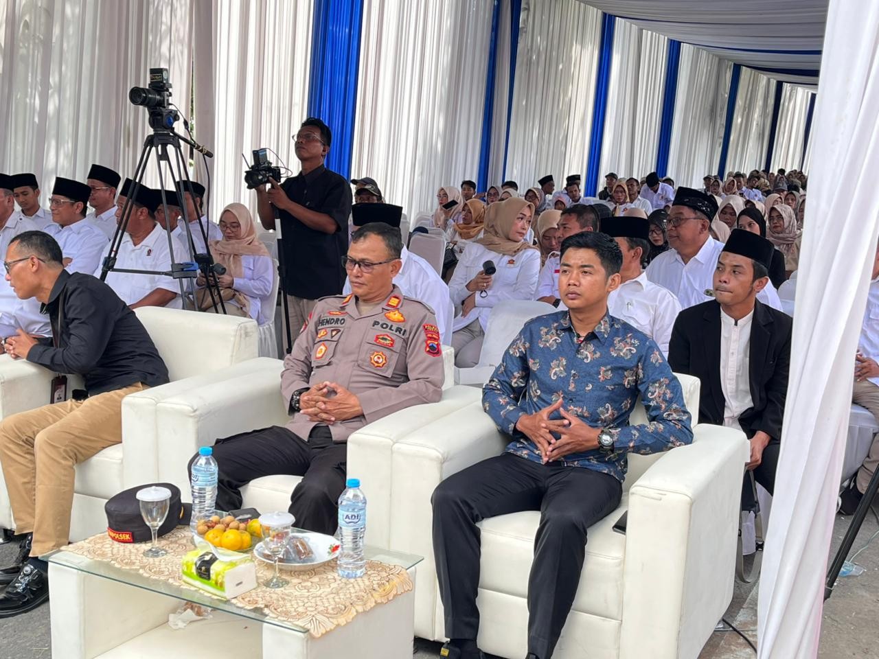 Bawaslu Kabupaten Tegal Hadiri Syukuran Kantor Baru DPC Partai Gerindra 