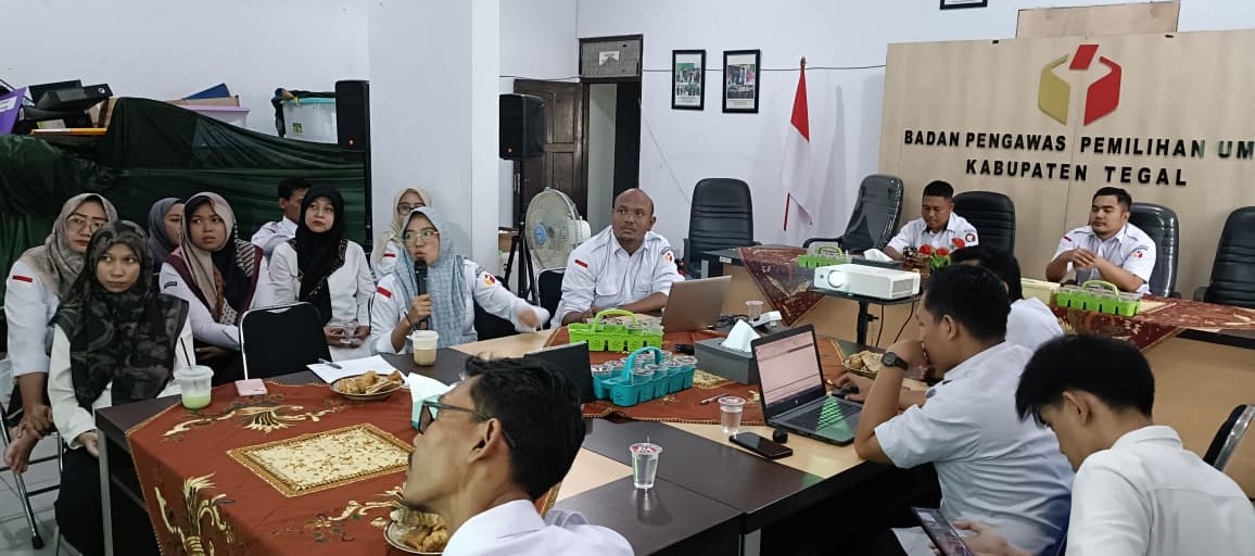 Makin Efisien! Bawaslu Kabupaten Tegal Bahas Strategi Pemanfaatan Aplikasi SIPS