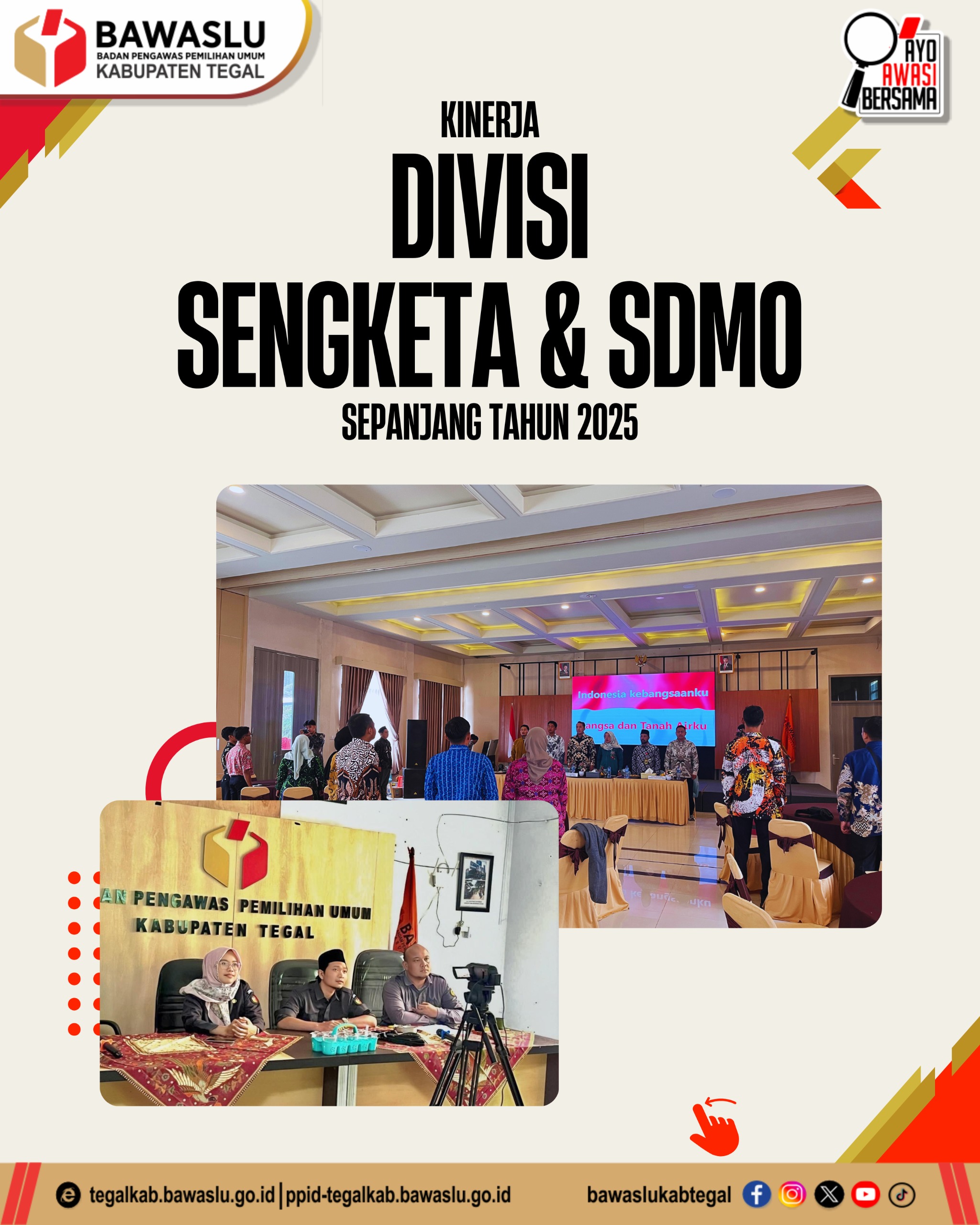 Ungkap Kinerja Bawaslu Kabupaten Tegal 2025: Divisi Sengketa & SDMO Tunjukkan Aksi Nyata Kawal Demokrasi!