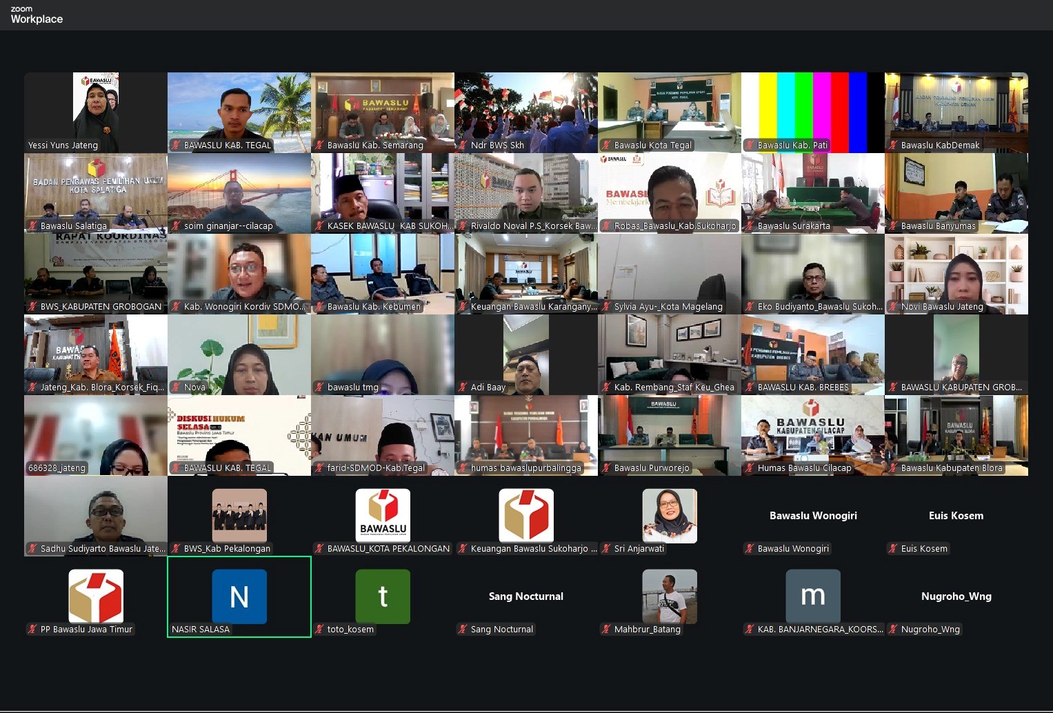 Bawaslu Kabupaten Tegal Hadiri Rapat Pembahasan Perubahan RAB Tahun Anggaran 2026