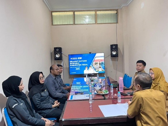 Optimalkan Pengelolaan Regulasi, Bawaslu Kabupaten Tegal Studi Banding JDIH ke Setda